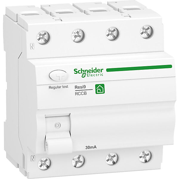 Schneider Electric Fehlerstrom-Schutzschalter 3P+N,40A,30mA R9R22440
